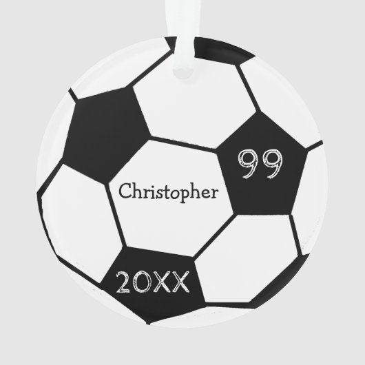 Fußball Ornament (Rückseite)