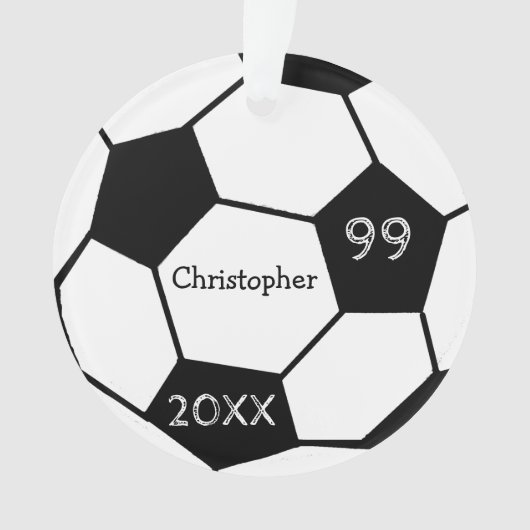 Fußball Ornament (Vorderseite)