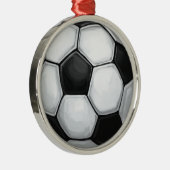 Fußball Ornament Aus Metall (Rechts)