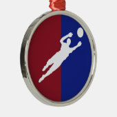 Fußball Ornament Aus Metall (Rechts)