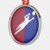 Fußball Ornament Aus Metall (Links)