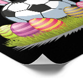 Fußball-Oster Poster (Ecke)