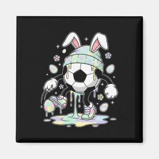 Fußball-Osterhase-Ei-Drip-Eiscreme-Kinder-Jungen G Magnet