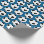 Fußball-Packpapier Geschenkpapier (Ecke)