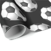 Fußball-Packpapier Geschenkpapier (Rolleneckpunkt)