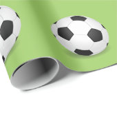Fußball-Packpapier Geschenkpapier (Rolleneckpunkt)