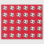 Fußball-Packpapier Geschenkpapier (Flach)