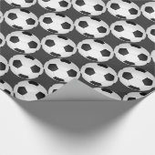 Fußball-Packpapier Geschenkpapier (Ecke)
