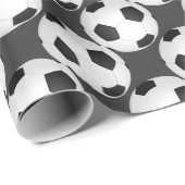 Fußball-Packpapier Geschenkpapier (Rolleneckpunkt)