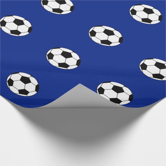 Fußball-Packpapier Geschenkpapier (Ecke)