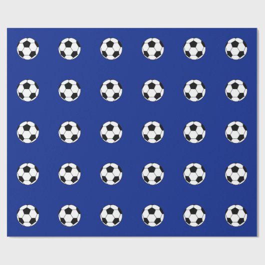 Fußball-Packpapier Geschenkpapier (Flach)