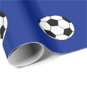 Fußball-Packpapier Geschenkpapier (Rolleneckpunkt)