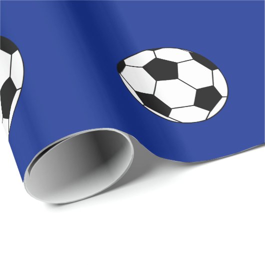 Fußball-Packpapier Geschenkpapier (Rolleneckpunkt)