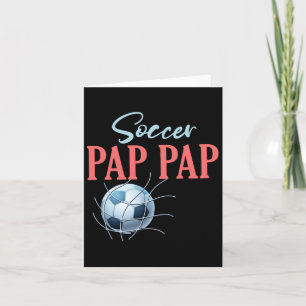 Fußball Pap Geschenke für Vatertag Fußballfans Karte