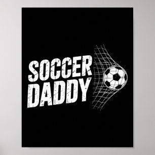 Fußball Papa Byll Und Netz Sport Väter Footbyll G Poster