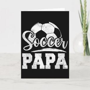 Fußball Papa Fußballspieler Spieltag Vatertag  Karte