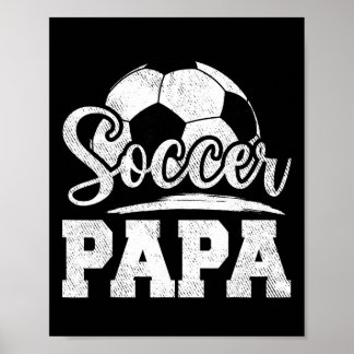 Fussball Papa Fussballspieler Spieltag Vatertag  Poster
