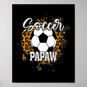 Fußball Papaw Vintage Fußball Familie passende T-S Poster