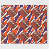 Fußball-Papier-Tiger-Design Geschenkpapier (Flach)