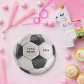 Fußball Papierplatte | Mannschaftsname Party Telle Pappteller (Party)