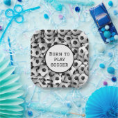 Fußball-Papierplatte Pappteller (Party)