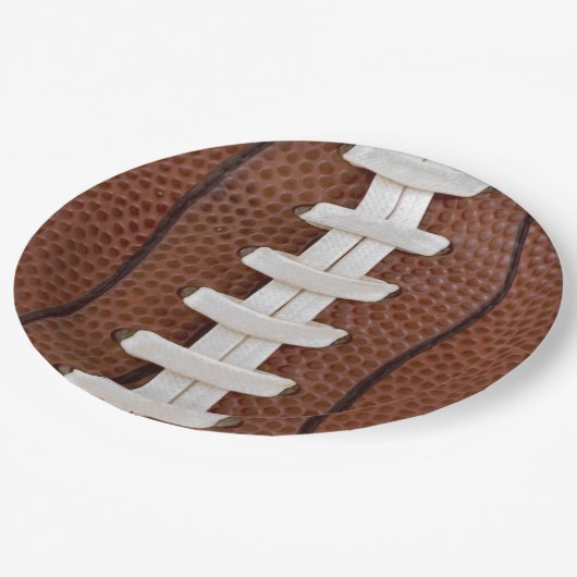 Fußball Pappteller (Schrägansicht)