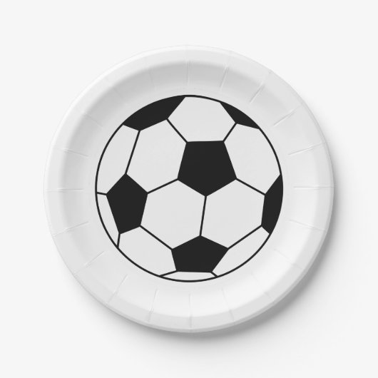 Fußball Pappteller (Vorderseite)