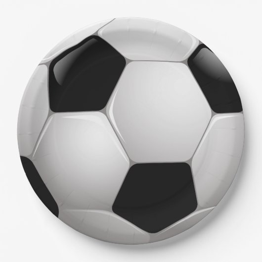 Fußball Pappteller (Vorderseite)