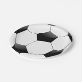 Fußball Pappteller (Schrägansicht)
