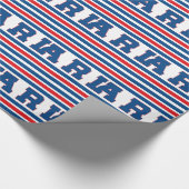 Fußball Paris Geschenkpapier (Ecke)