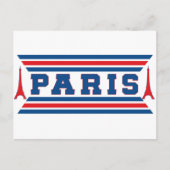 Fußball (Paris) Postkarte (Vorderseite)
