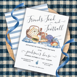 Fußball-Party auf Zuhause oder Tailgate GRILLEN Be Einladung