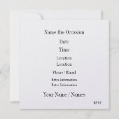 Fußball-Party Einladung (Rückseite)