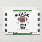 Fußball-Party Einladung (Vorderseite)