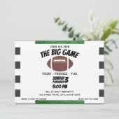 Fußball-Party Einladung (Stehend Vorderseite)