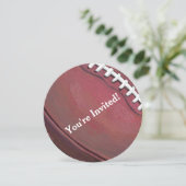 Fußball-Party Einladung (Stehend Vorderseite)