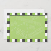 Fußball-Party Einladung (Rückseite)