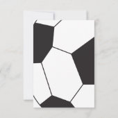 Fußball-Party Einladung (Rückseite)