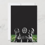 Fußball-Party Einladung (Rückseite)