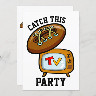 Fußball-Party Einladung