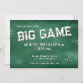 Fußball-Party Einladung (Vorderseite)