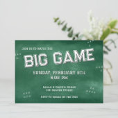 Fußball-Party Einladung (Stehend Vorderseite)