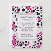 Fußball-Party Einladung (Vorderseite)