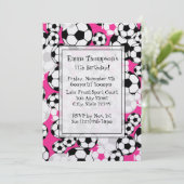 Fußball-Party Einladung (Stehend Vorderseite)