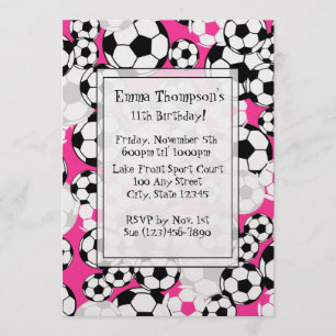 Fußball-Party Einladung