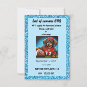 Fußball-Party Einladung (Vorderseite)