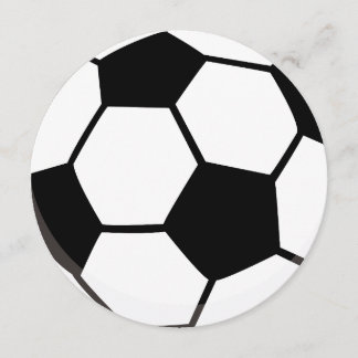 Fußball-Party Einladung des Sport-Thema-Fußball-|