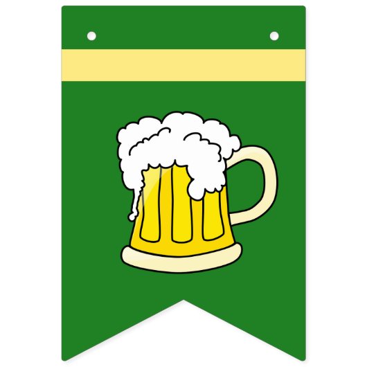 Fußball-Party-Fahne Wisconsins Cheesehead Wimpelkette (Zweite Fahne)