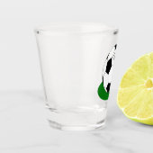 Fußball-Party, Fußball mit Name und Nummer Schnapsglas (Links)