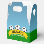 Fußball-Party Geschenkschachtel (Geöffnet)